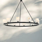 Argona 10 Light Alabaster Chandelier-Blushlighting