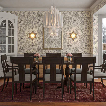 5/6-Light Modern Branch Modeling Chandelier in White or Black for Stylish Interiors-Chandeliers-Blushlighting