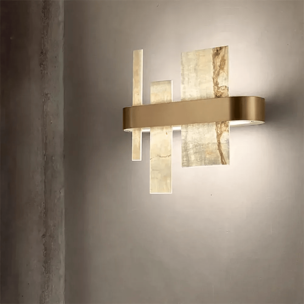 Alabaster Acropolis LED Wall Sconce - 25.6" WBlushlighting