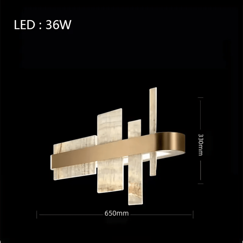 Alabaster Acropolis LED Wall Sconce - 25.6" WBlushlighting