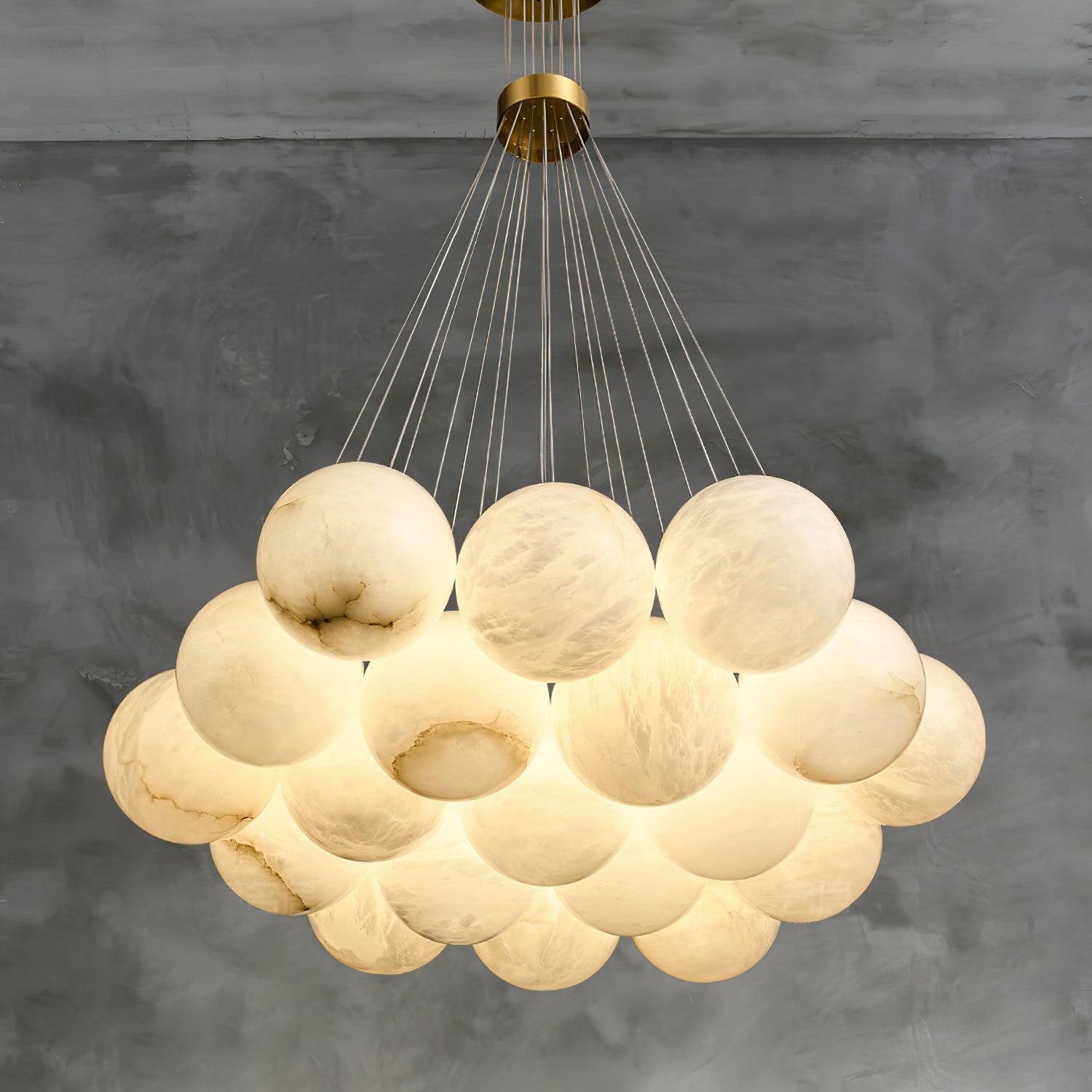Alabaster Ceiling Pendant 7/19 Lights