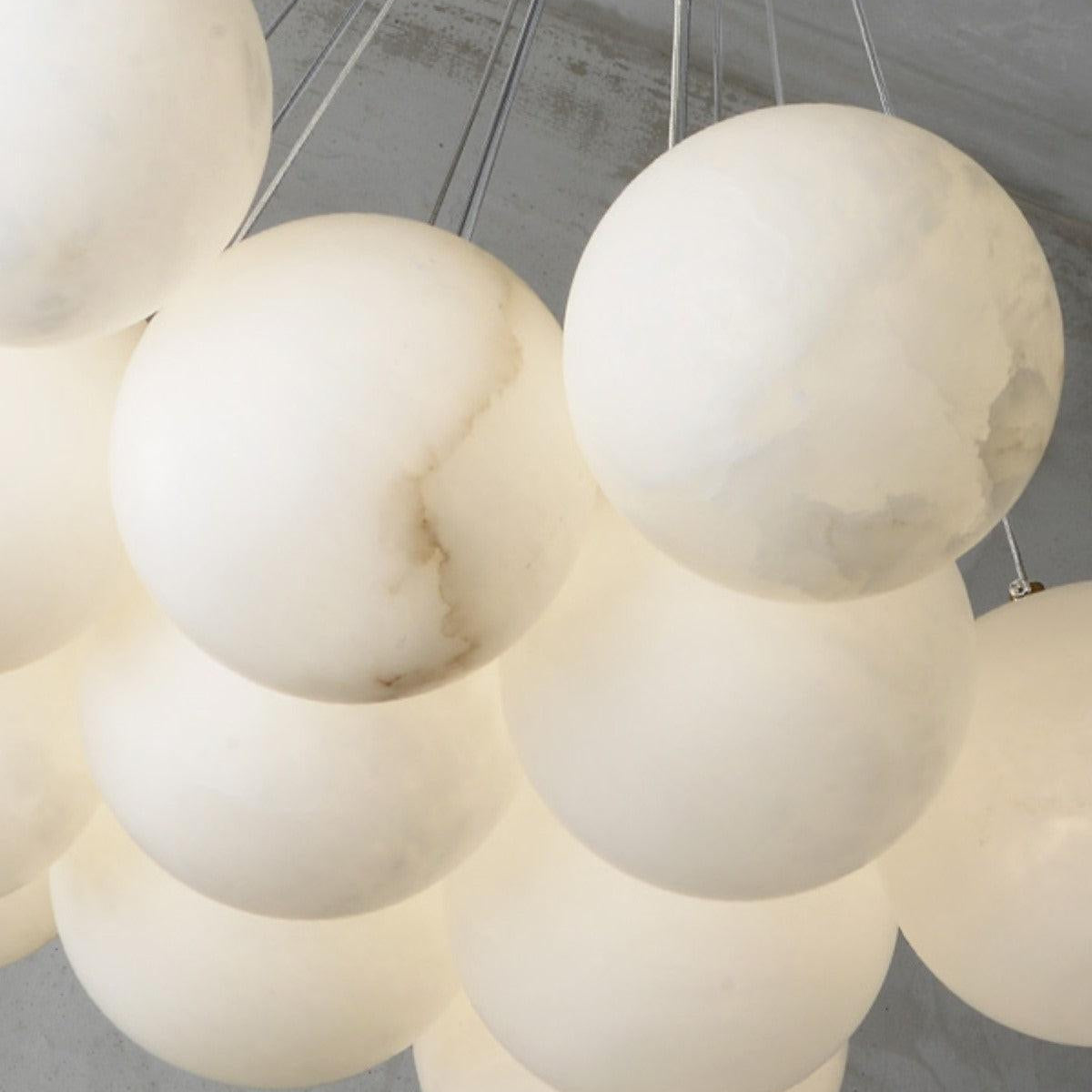 Alabaster Ceiling Pendant 7/19 Lights