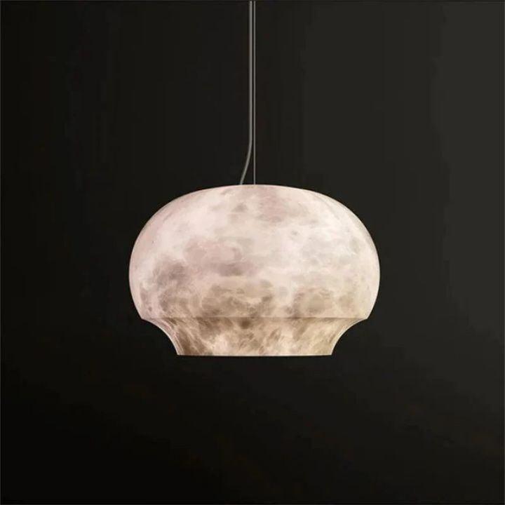 Alabaster Celine Pendant-Pendant for living room,Pendant for kitchen,Pendant for bathrooms,Pendant for bedrooms,Pendant for foyer,Pendant for stairways,Pendant for dining room-10.2" D-Blushlighting