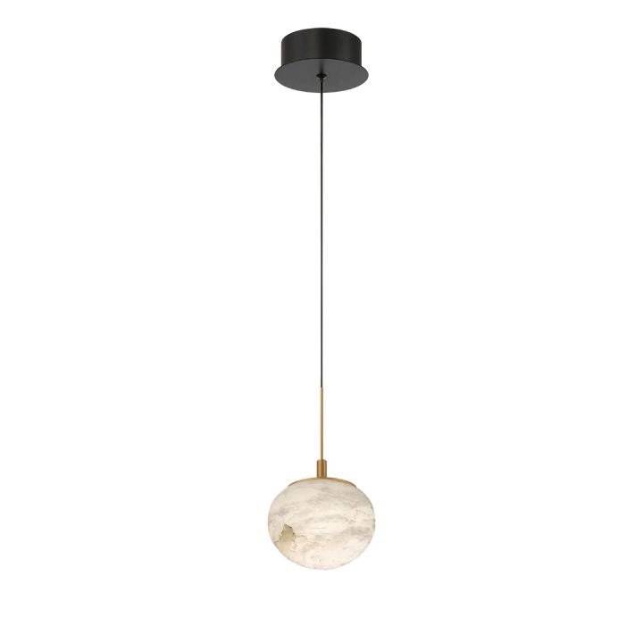 Alabaster Codri LED Pendant - Matte Black1 LightBlushlighting