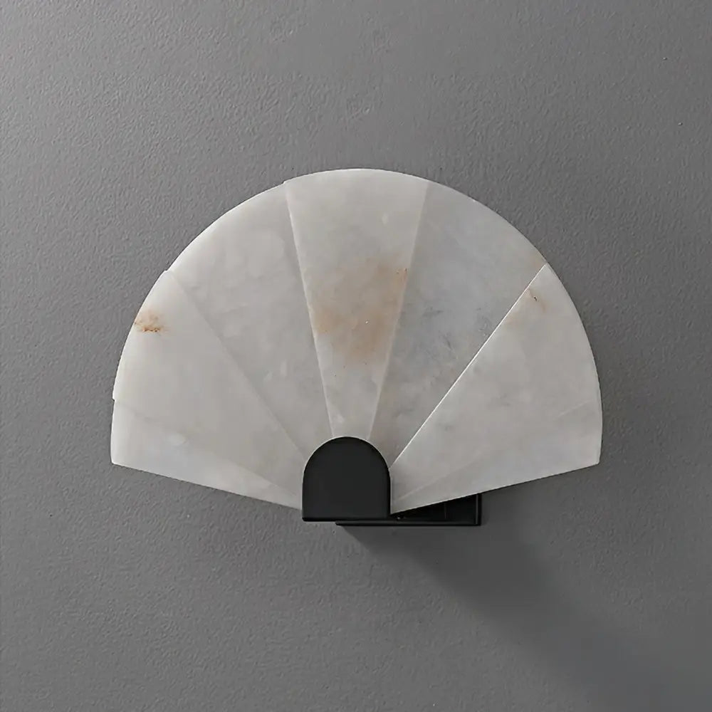 Alabaster Fan Wall Sconces - Blushlighting