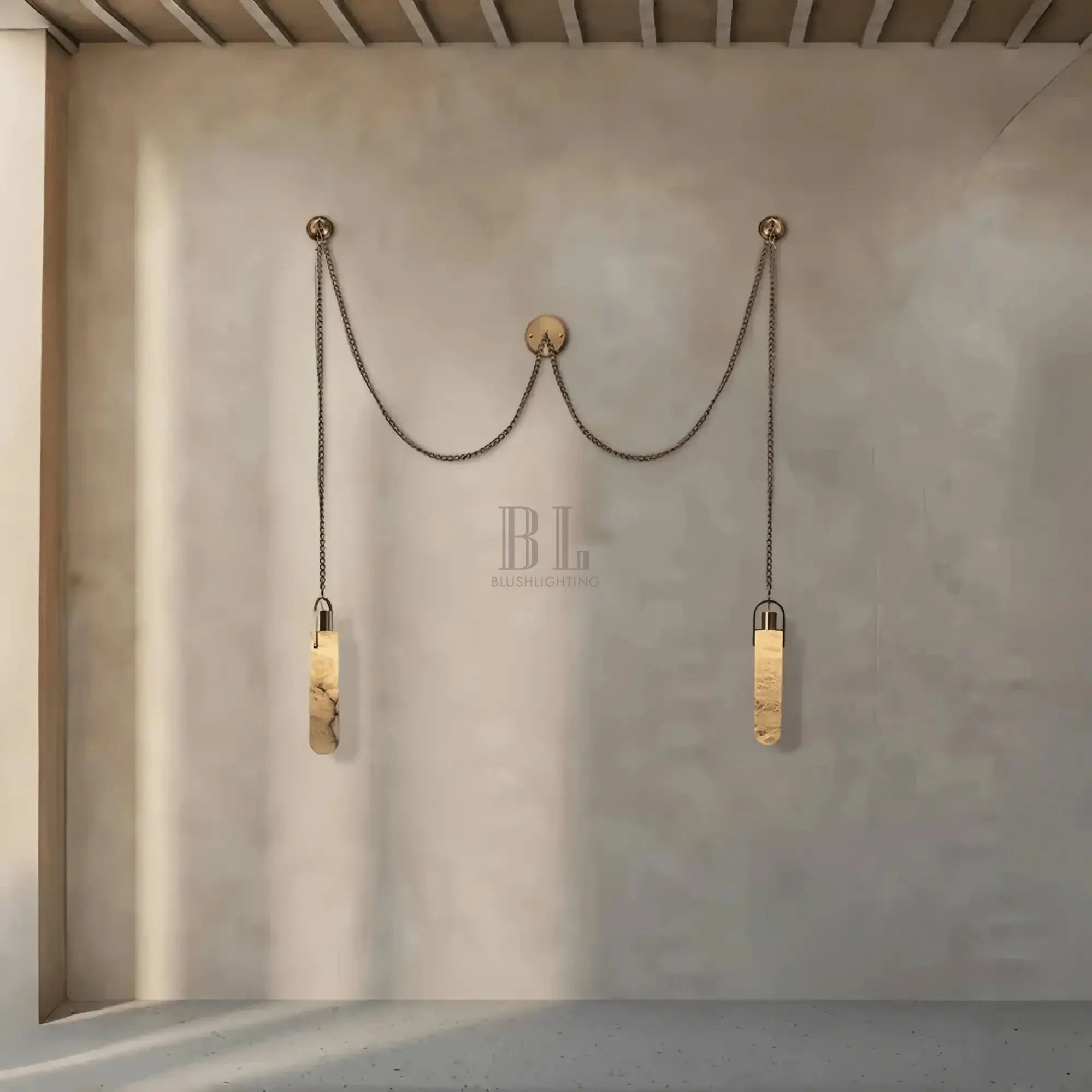 Alabaster Flint 1/2/3/5/7/9/12/15 - Light LED Multi - Drop Pendant - 2 lightsBlushlighting