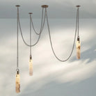 Luxury Alabaster Flint 3-Light LED Multi-Drop Pendant Light-Pendant for living room,Pendant for kitchen,Pendant for bathrooms,Pendant for bedrooms,Pendant for foyer,Pendant for stairways,Pendant for dining room-Blushlighting