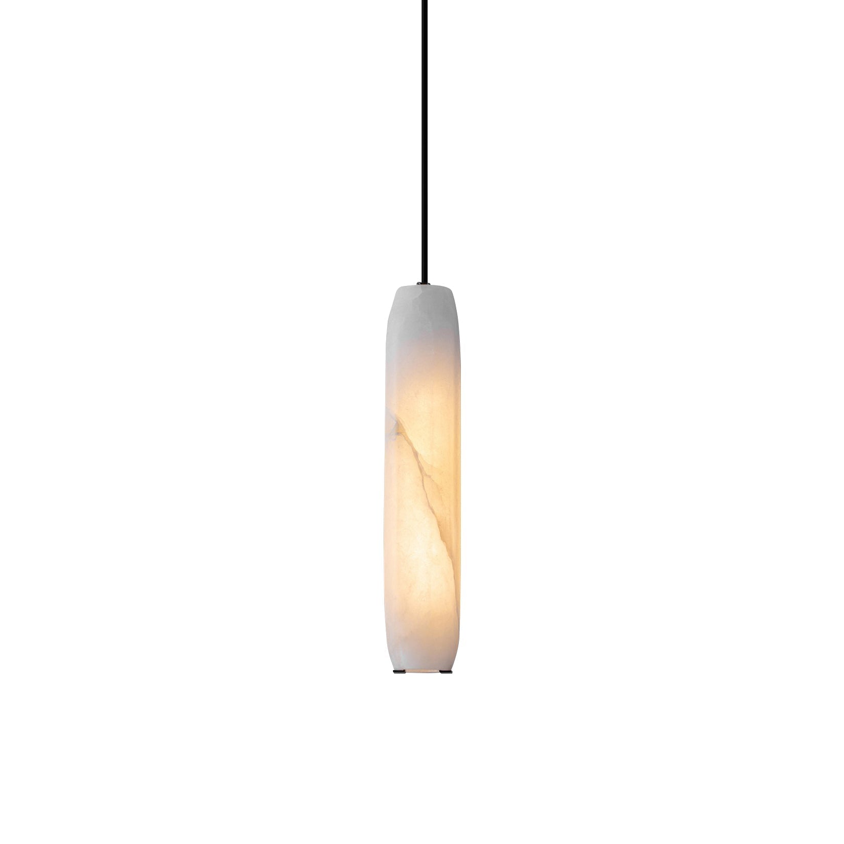 Alabaster Flute Pendant Light - Blushlighting