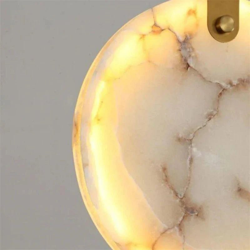 Alabaster Long Staircase Chandelier 5 styles - 15 LightsBlushlighting