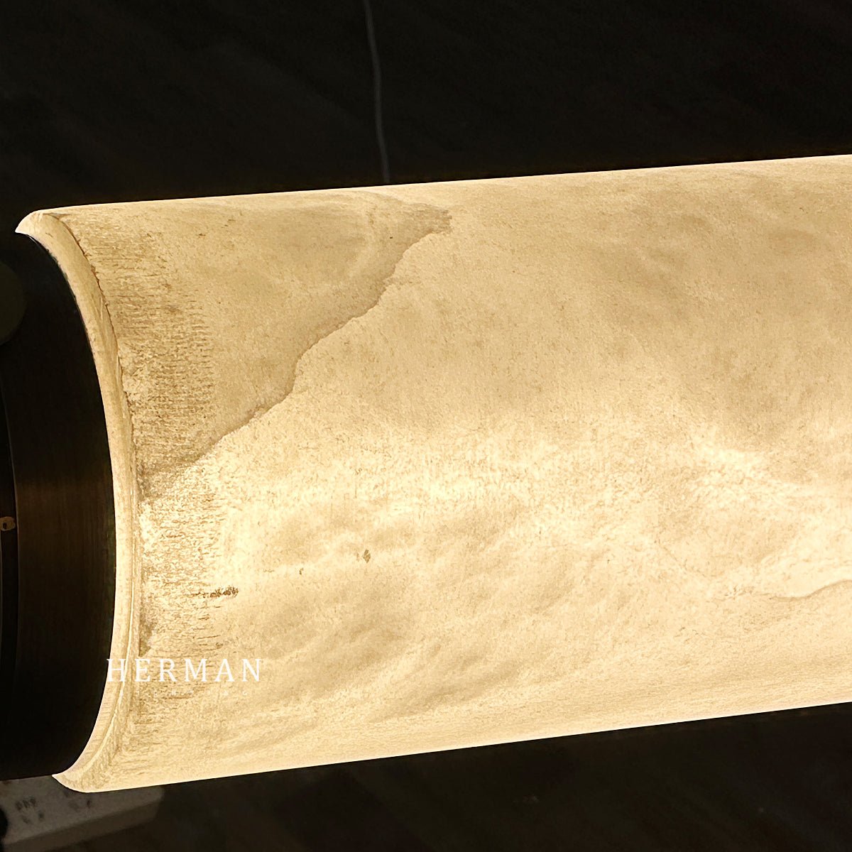Alabaster Magnificence Art Linear Chandelier - Small: 39.37" LBlushlighting