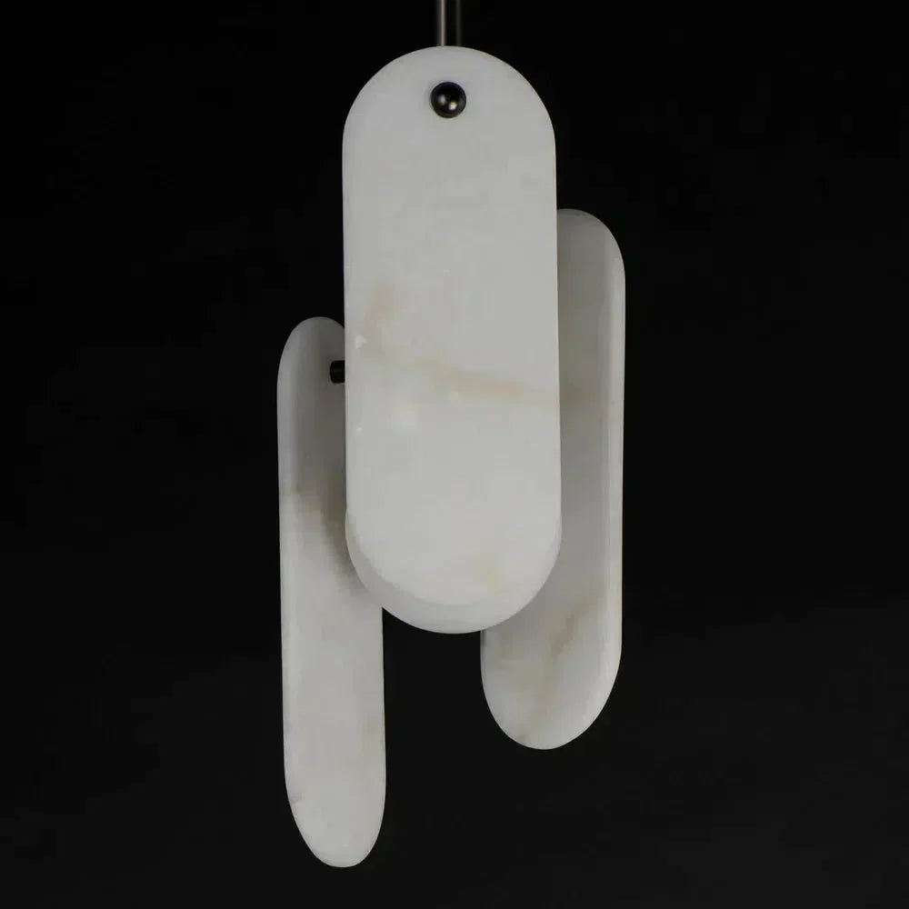 Alabaster Megalith Single Pendant-Pendant for living room,Pendant for kitchen,Pendant for bathrooms,Pendant for bedrooms,Pendant for foyer,Pendant for stairways,Pendant for dining room-Blushlighting
