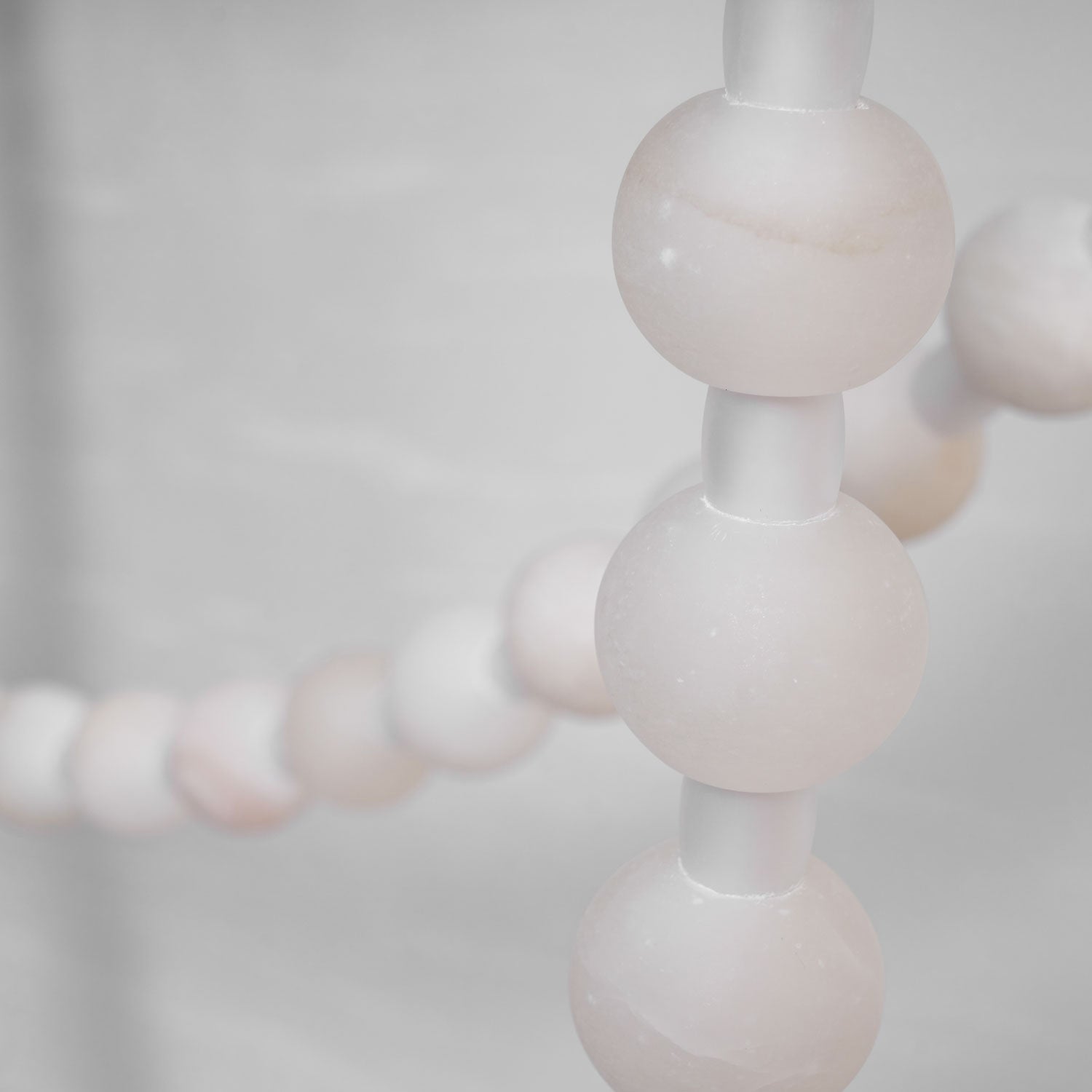 Alabaster Pearl Necklace Chandelier-Chandelier-Blushlighting-Blushlighting