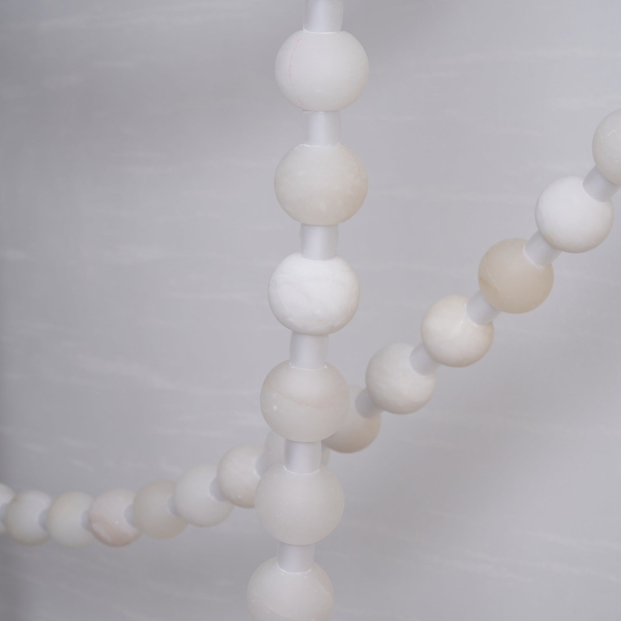 Alabaster Pearl Necklace Chandelier-Chandelier-Blushlighting-Blushlighting