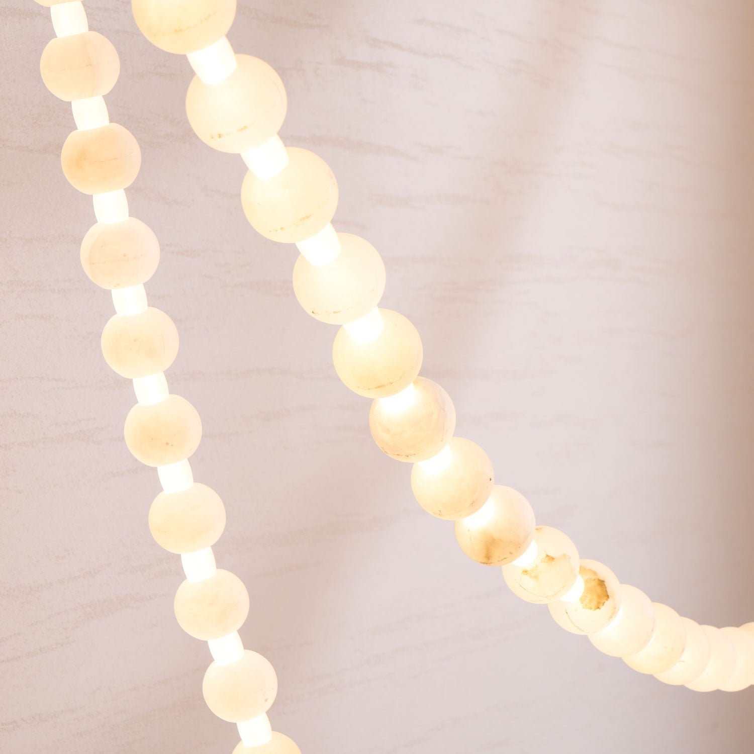 Alabaster Pearl Necklace Chandelier-Chandelier-Blushlighting-Blushlighting
