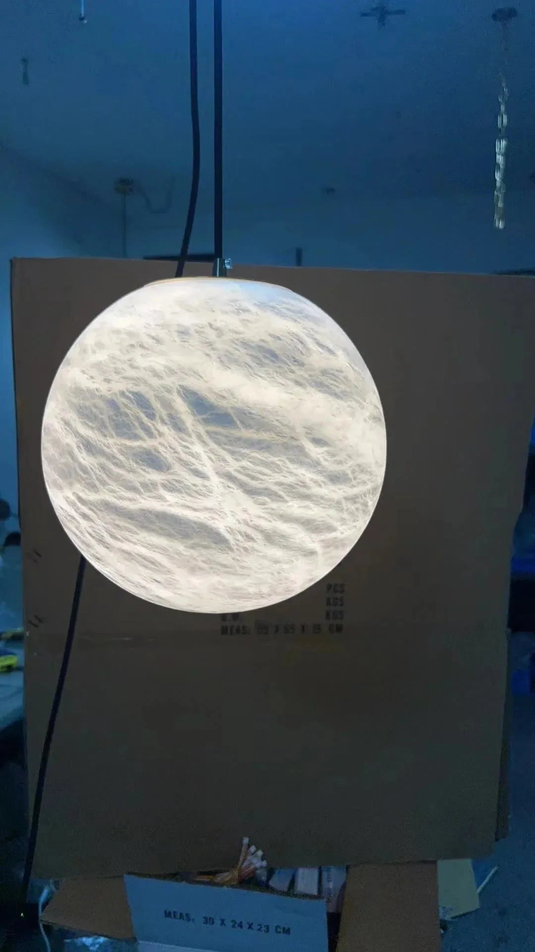 Alabaster Spherical Pendant Light - 5" DBlushlighting