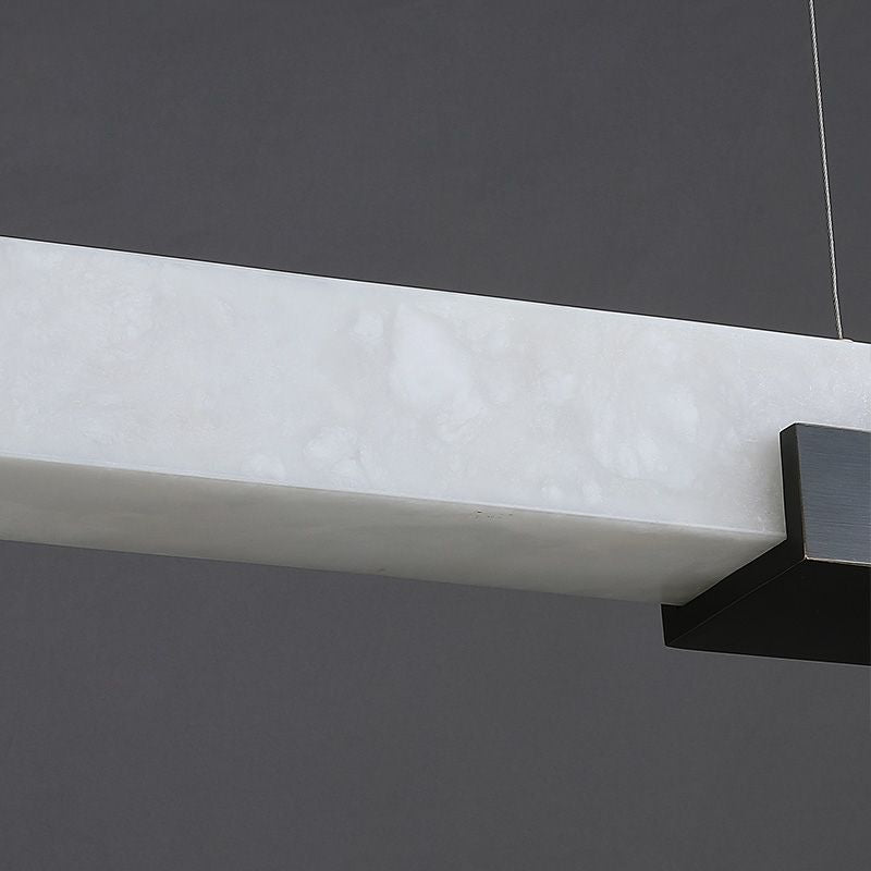 Alabaster Square Pillar Dining Chandelier-chandeliers for dining room,chandeliers for stairways,chandeliers for foyer,chandeliers for bedrooms,chandeliers for kitchen,chandeliers for living room-Blushlighting