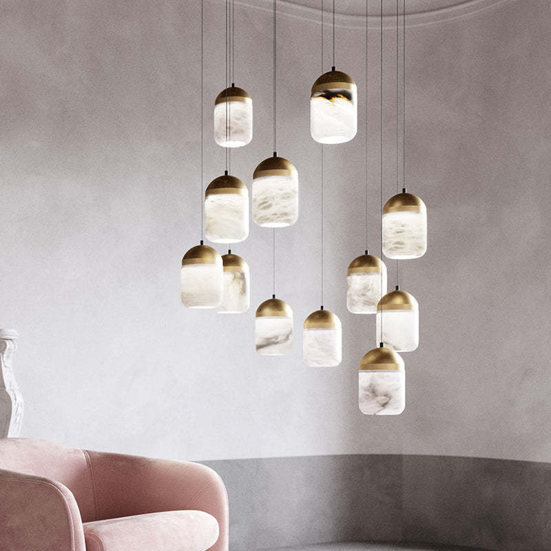 Alabaster Staircases Chandelier - Blushlighting