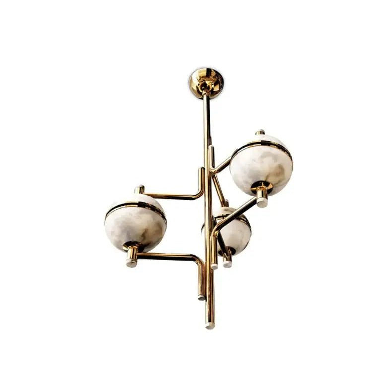 Alabaster Suspension Chandelier - Blushlighting