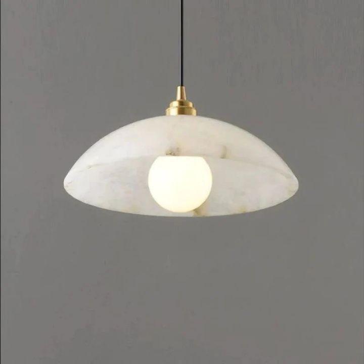 Alabaster Umbrella Pendant-Pendant for living room,Pendant for kitchen,Pendant for bathrooms,Pendant for bedrooms,Pendant for foyer,Pendant for stairways,Pendant for dining room-Blushlighting