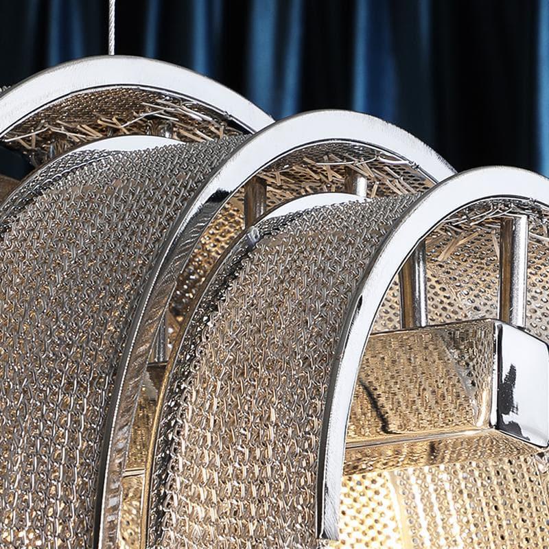 Alana Aluminum Chain Tassel Long Branch Chandelier Light 35" - W35" X H29"Blushlighting