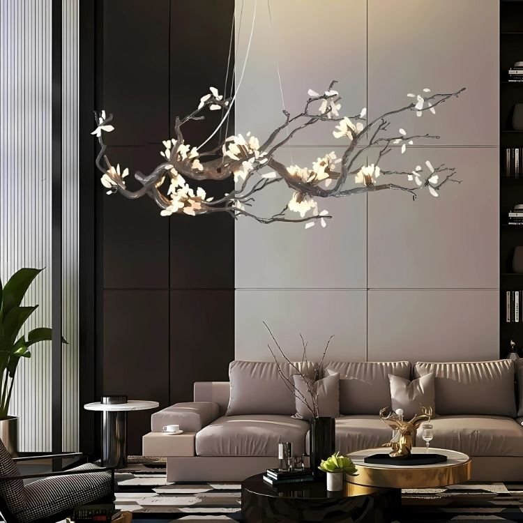 Alba Tree Branch Chandelier - 39.37” (100 cm)Warm White 3000KBlushlighting