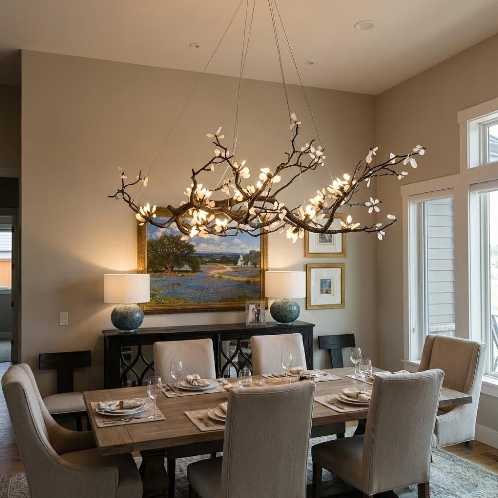 Alba Tree Branch Chandelier - 39.37” (100 cm)Warm White 3000KBlushlighting