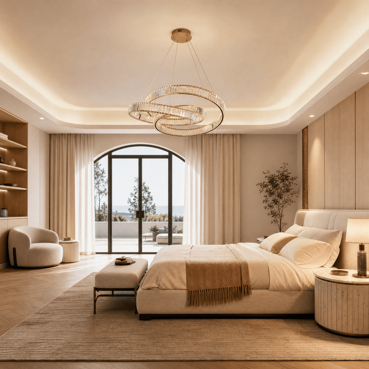Aletta Slim Chandelier - Φ600mmBlushlighting