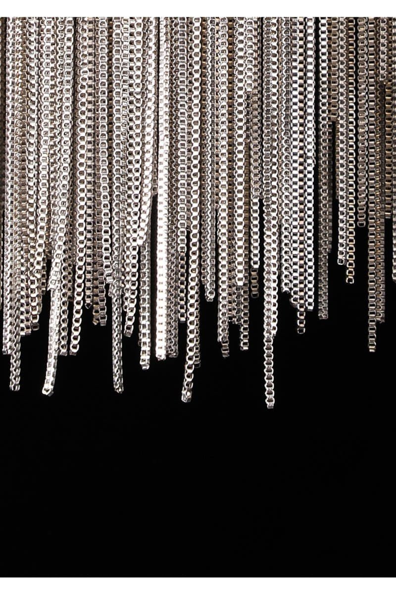 Alisa Luxury Round Chain Tassel Chandelier - W20" X H12"Blushlighting