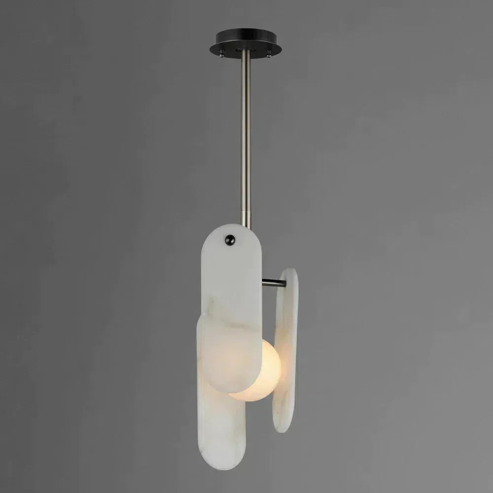 Alabaster Megalith Single Pendant