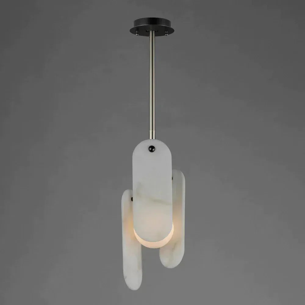 Alabaster Megalith Single Pendant