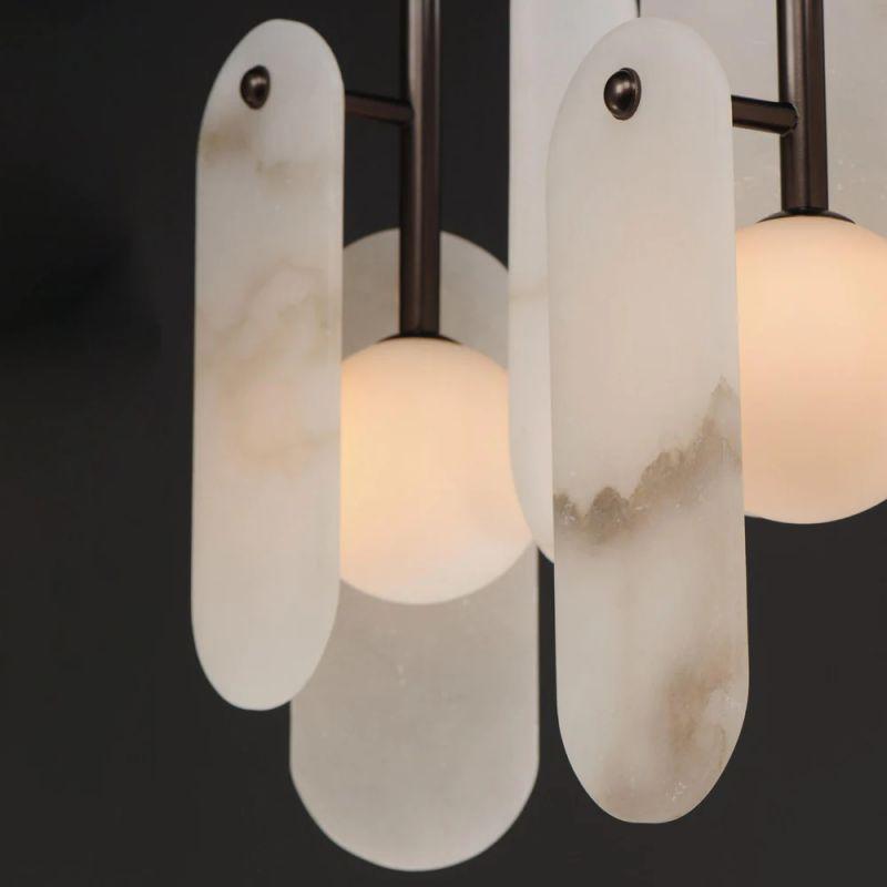 Alabaster Megalith 5-Light Chandelier