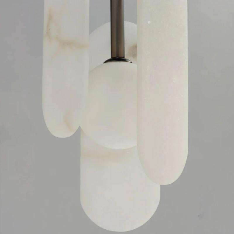 Alabaster Megalith 5-Light Chandelier