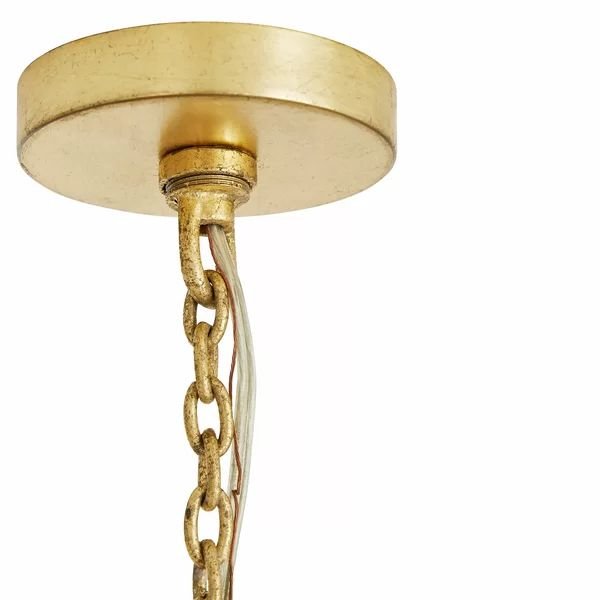 Althely 10 Lights Rectangle Pendant Chandelier - GoldBlushlighting