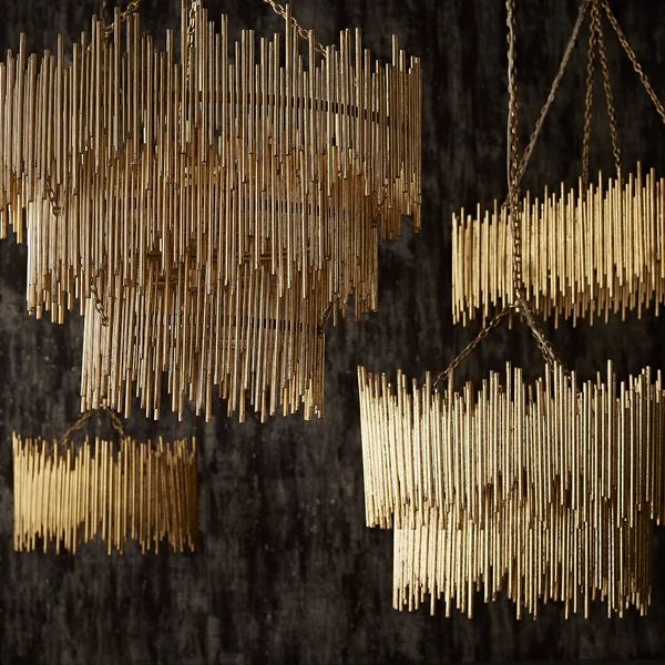 Althely 3 Lights Pendant Chandelier - GoldBlushlighting