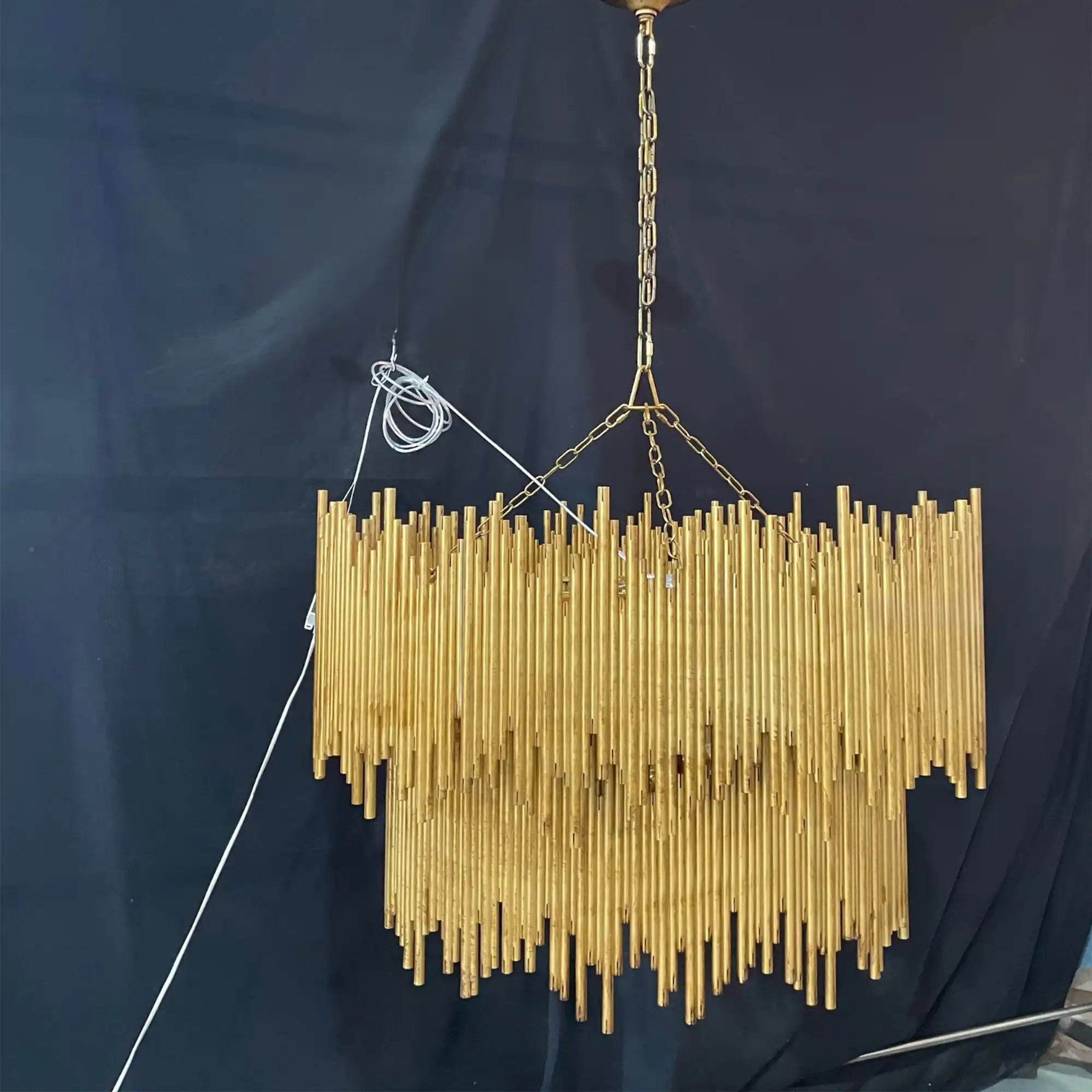 Althely 8 Lights 2 - Tier Chandelier - GoldBlushlighting
