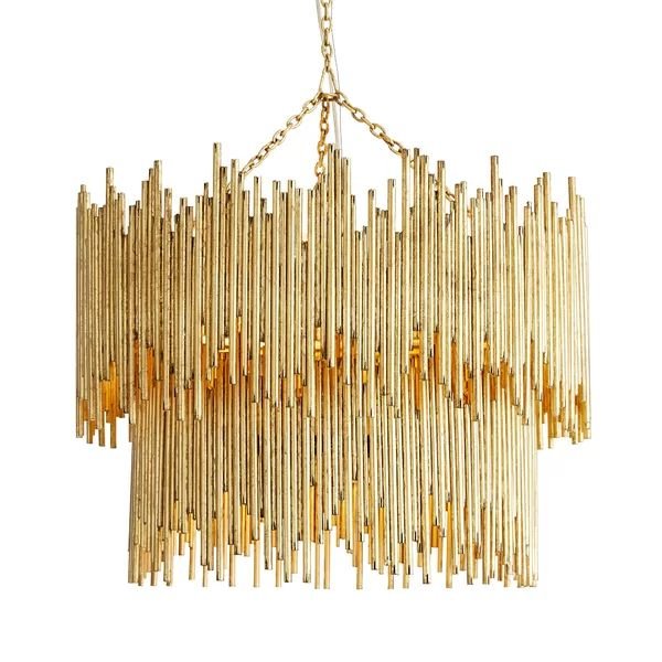 Althely 8 Lights 2 - Tier Chandelier - GoldBlushlighting