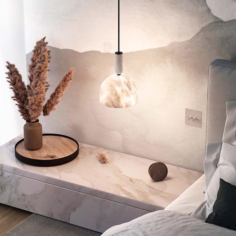 Altus Alabaster Pendant Light-Pendant for living room,Pendant for kitchen,Pendant for bathrooms,Pendant for bedrooms,Pendant for foyer,Pendant for stairways,Pendant for dining room-Blushlighting