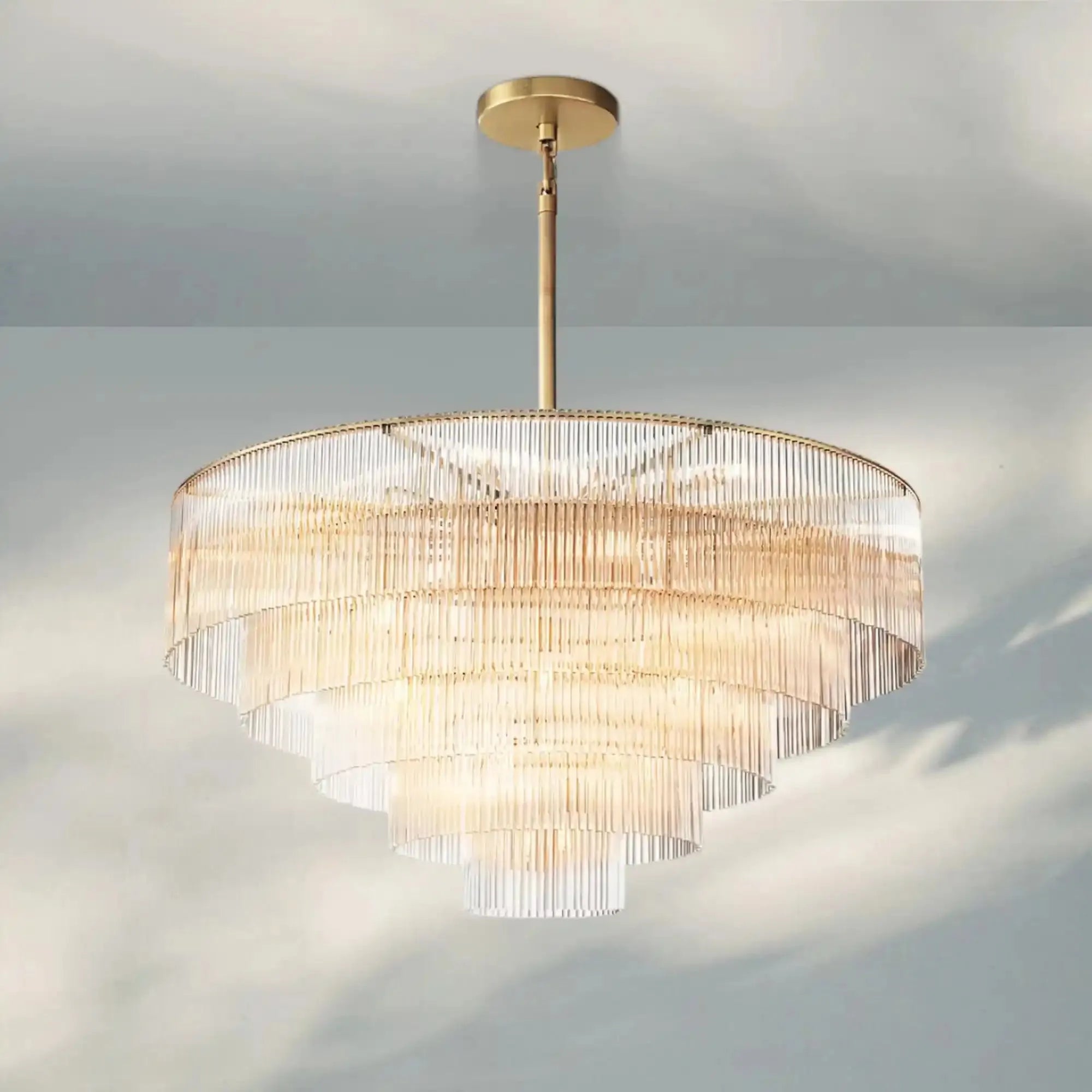 Amadeon Round Chandelier 40‘’ 50‘’ 60‘’-50''-Brass-