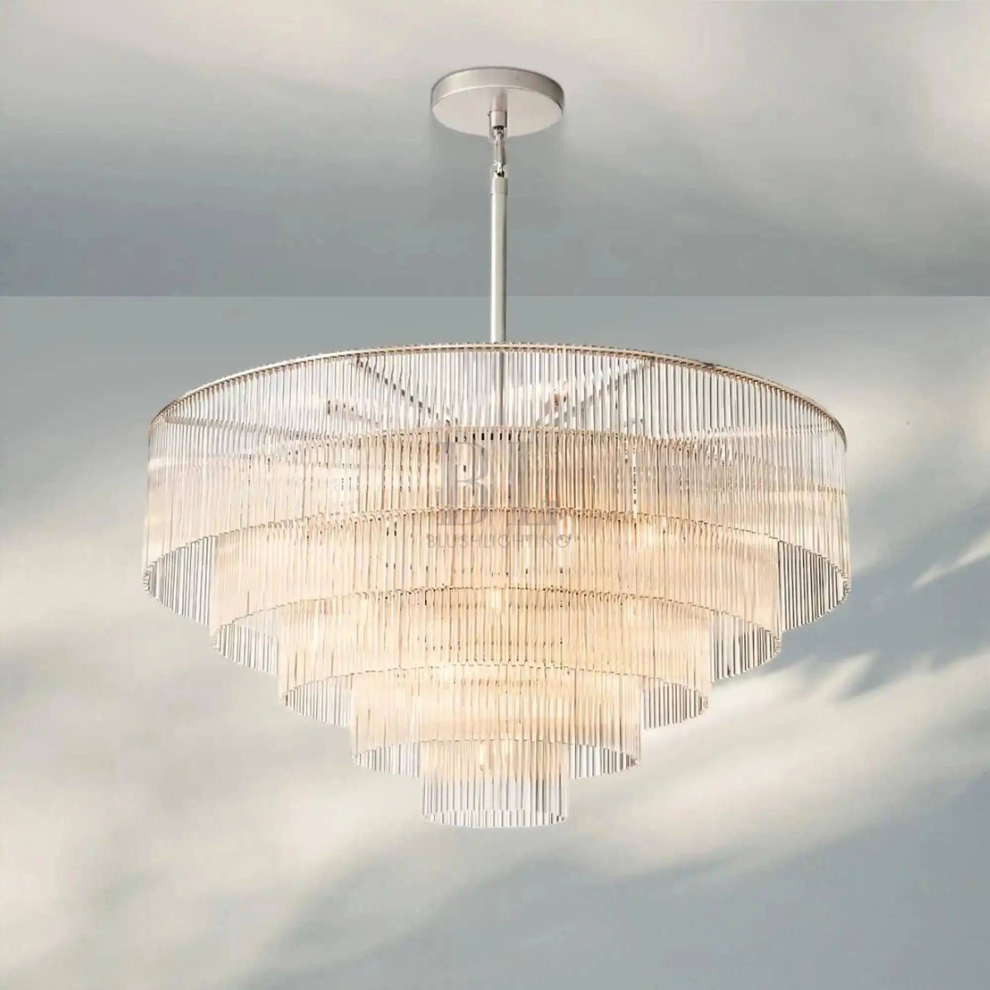 Amadeon Round Chandelier 40‘’ 50‘’ 60‘’-50''-Nickel-
