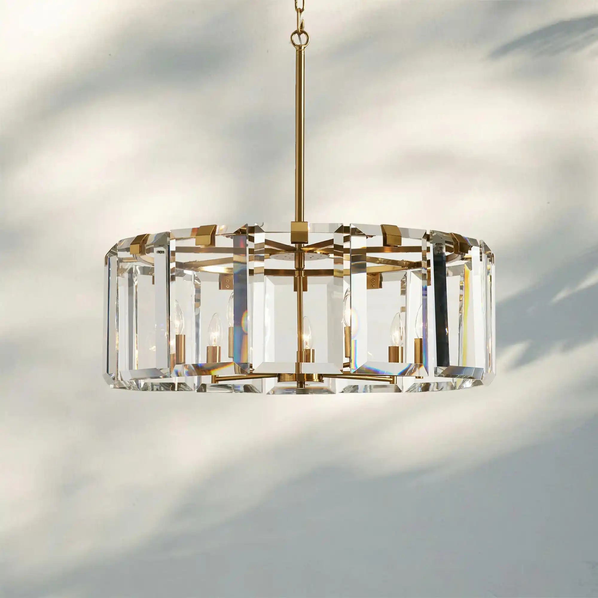 Amaya Round Chandelier 5/7 - Light - 7 - Light 30''BrassBlushlighting