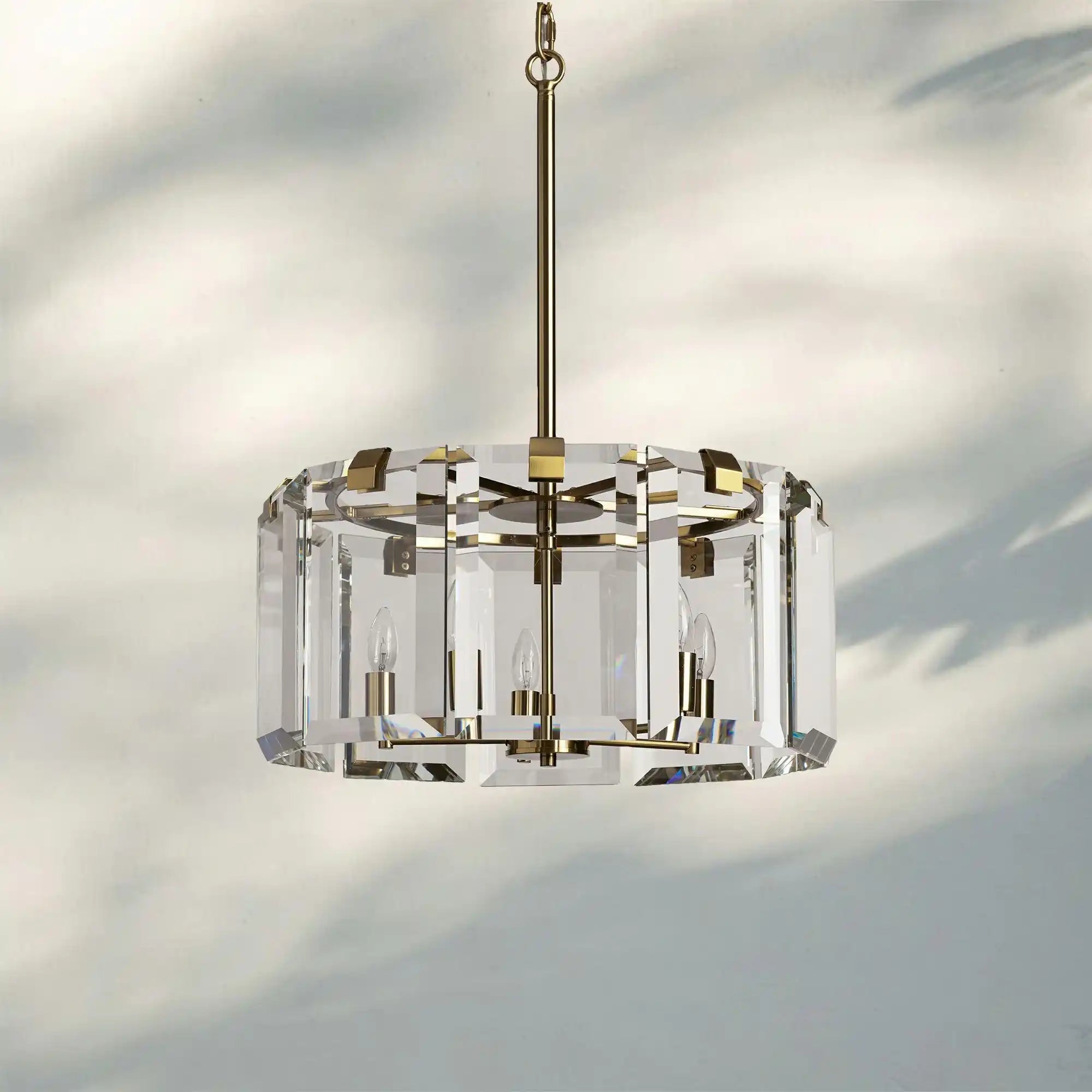 Amaya Round Chandelier 5/7 - Light - 5 - Light 21.5''BrassBlushlighting