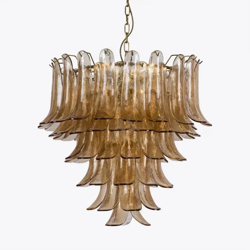 Amber Petalo Chandelier – 2 Sizes - Small 29.5"WBlushlighting