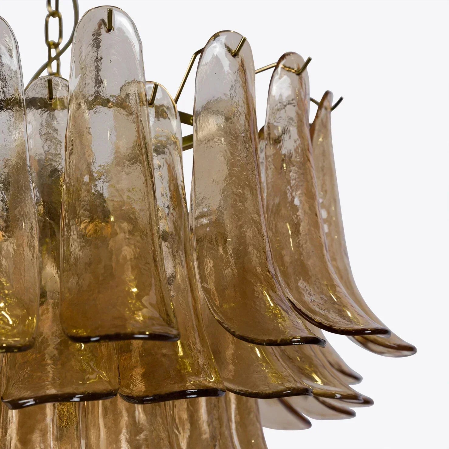 Amber Petalo Chandelier – 2 Sizes - Large 35.4"WBlushlighting