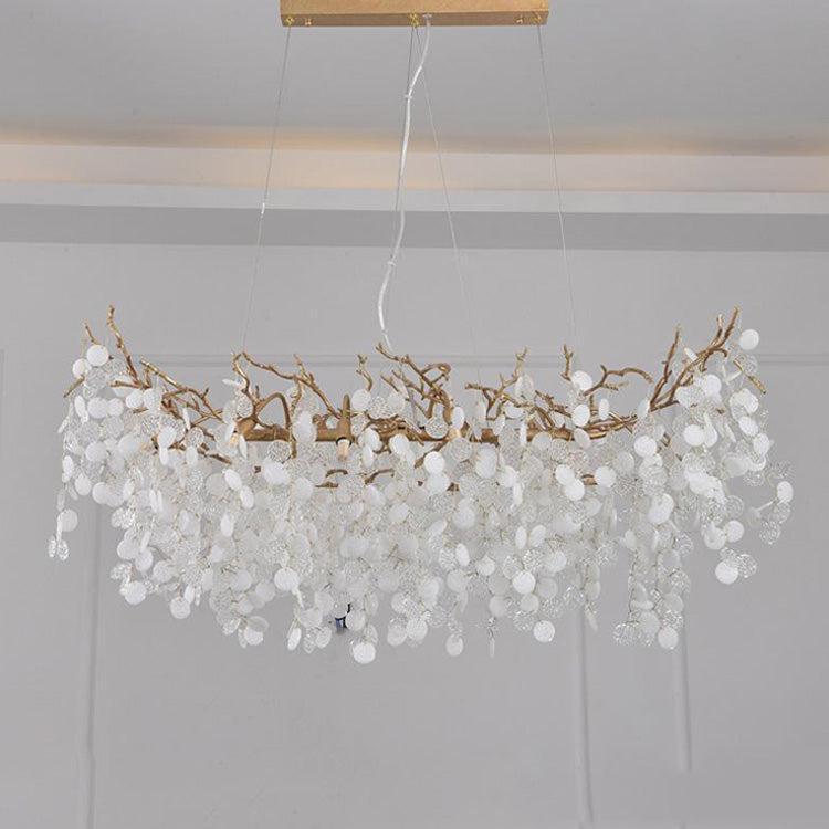 American Creative Brass Branch Chandelier-Chandeliers-Blushlighting