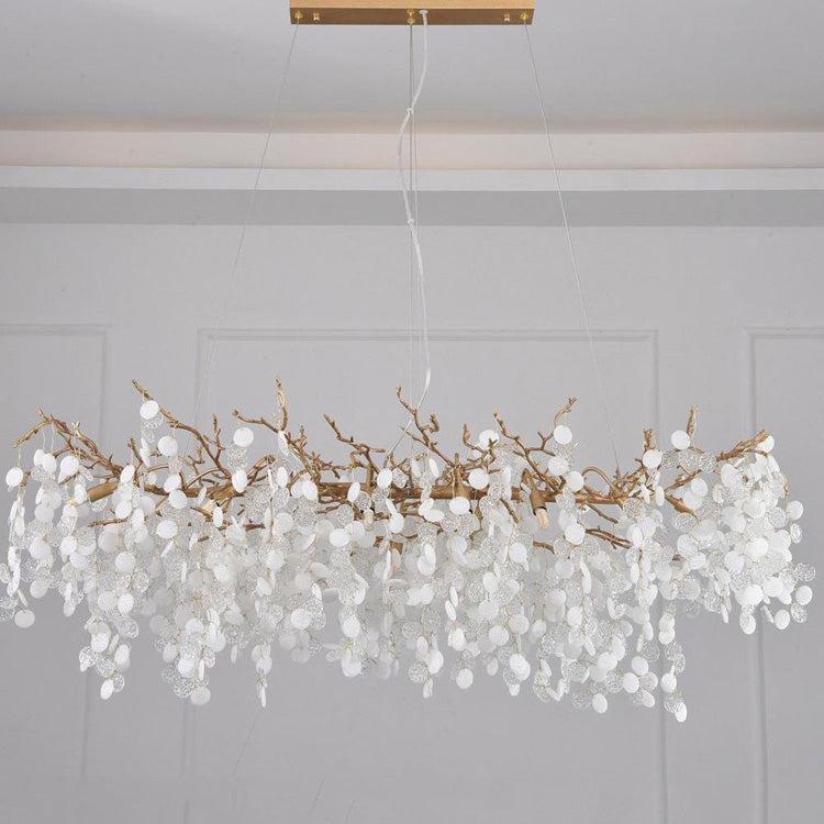 American Creative Brass Branch Chandelier-Chandeliers-Blushlighting