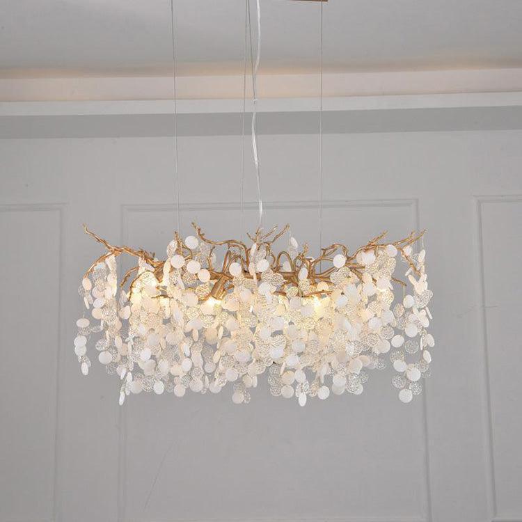 American Creative Brass Branch Chandelier - SmallBlushlighting