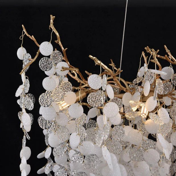 American Creative Modern Branch Linear Chandelier-Blushlighting-Blushlighting