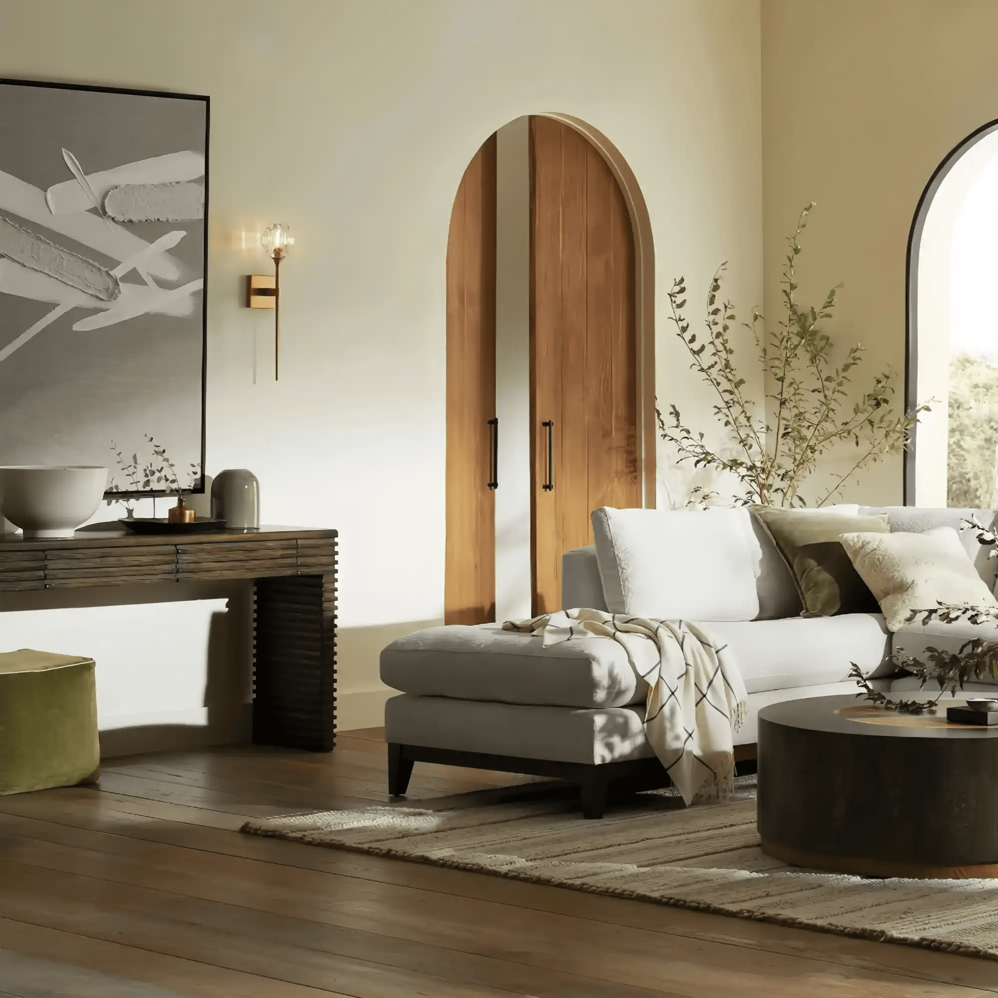 Amoroso Wall Sconce - BRASSBlushlighting