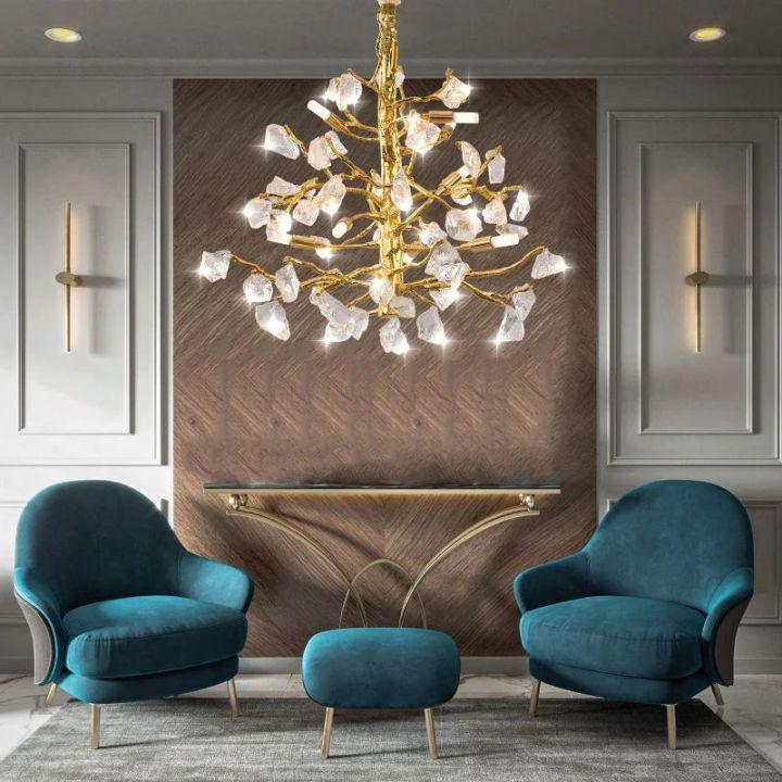 Amos Glass Branch Chandelier - D100cm (D39¼")Blushlighting