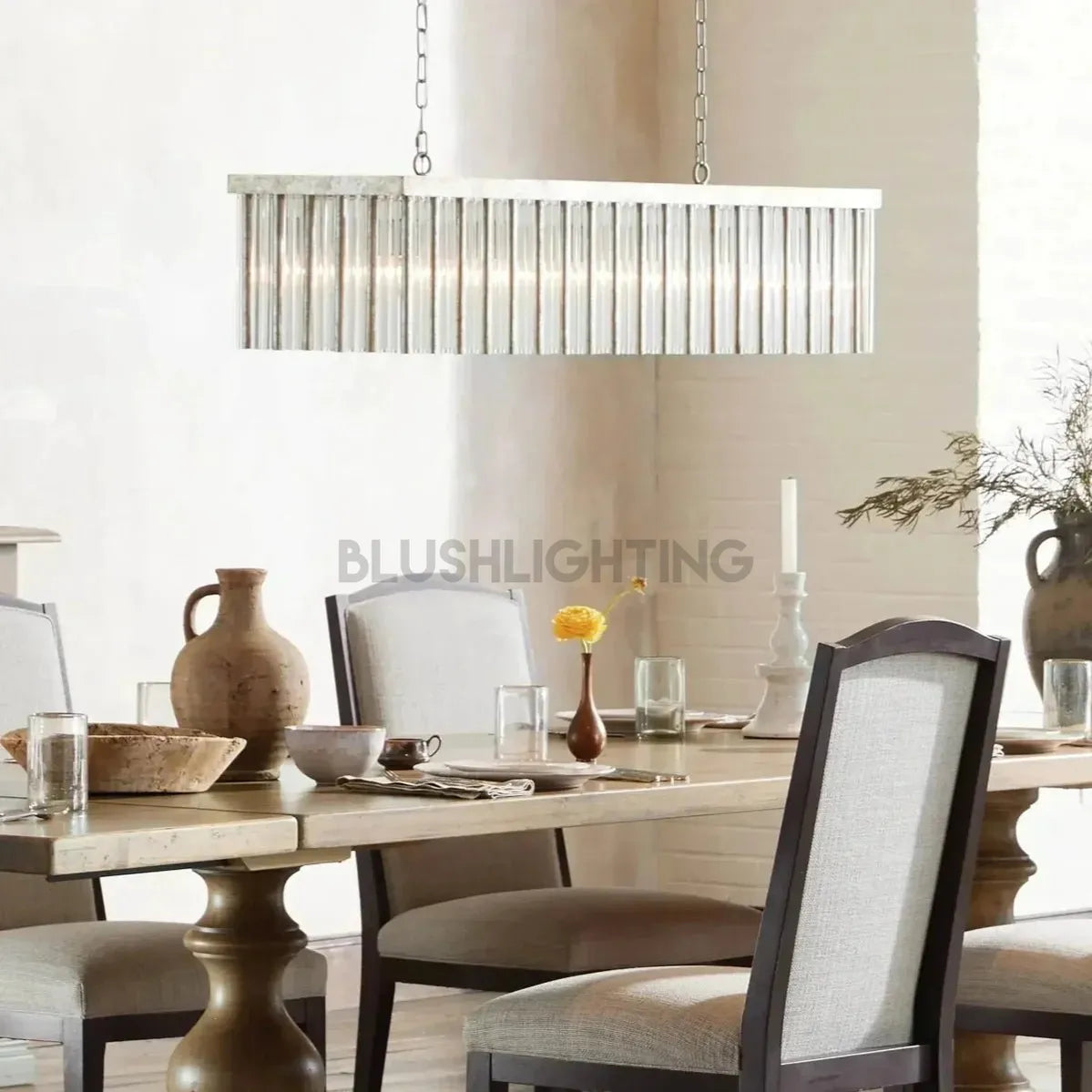 Andalucian Rectangular Chandelier 48'' 56'' - 56‘’Blushlighting
